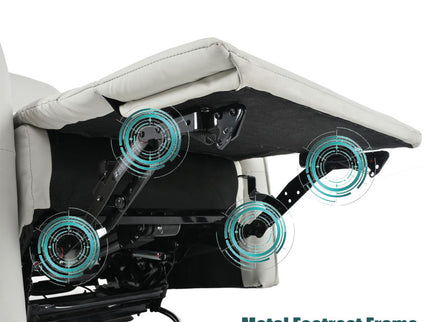 29.92" 270 Power Swivel Rocker Recliner Chair, Electric Glider Reclining Sofa With USB Ports, Power Swivel Glider, Rocking Chair Nursery Recliners For Living Room Bedroom