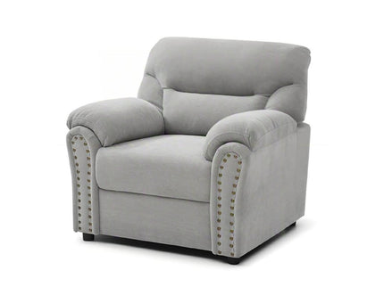 Hamilton - Chair With Hand Applied Nailhead Trim And Pillow Top Arm Cushions