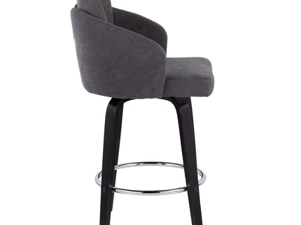 Dahlia - Contemporary Counter Stool Round Footrest (Set of 2)