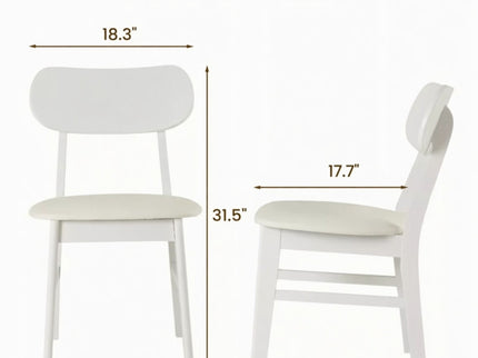 Dining Chairs (Set of 2) - White