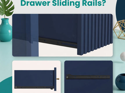 Modern 6 Drawer Fluted Dresser