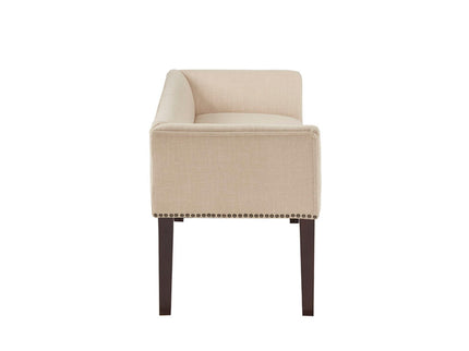 Elegant Design Bench Upholstery, Solid Wood Frame