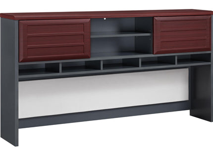 Pursuit - Hutch With Open And Concealed Compartments - Cherry