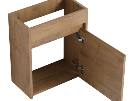 Wall Mounted Bathroom Vanity With Sink And Storage Rack, Soft Close Doors