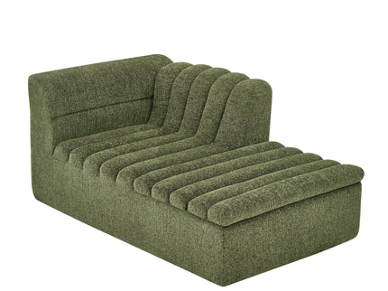 Upholstered L-Shaped Modular Sectional Sofa With Chaise, Wave-Shaped Armrest