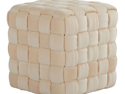Square Braided Ottoman -