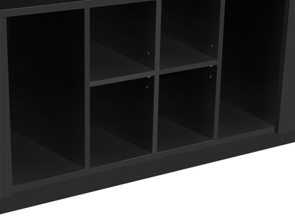 5 In 1 Entryway Bench With Coat Rack, 7 Sturdy Hooks, 2 Spacious Drawers And Adjustable Shelves