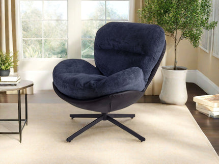 360° Swivel Office Chair, No Wheels