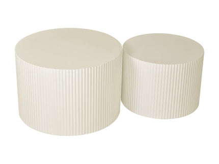 Wave Stripe Nesting Coffee Table (Set of 2)