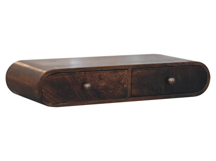 Wall Mounted Console Table - Walnut