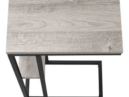Accent Table, C - Shaped, Marble Look Contemporary & Modern Convenient Design