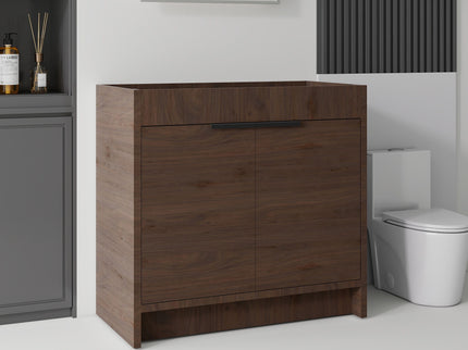 Freestanding Bathroom Vanity Cabinet With Soft Close Doors, Cabinet Only
