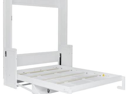 Murphy Bed With Desk, LED Lights & USB Charging Station