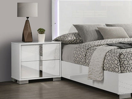 Nightstand With Vertical Handles