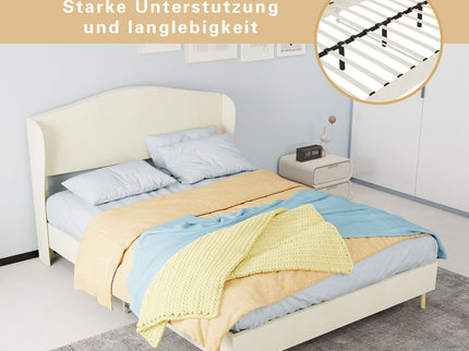 Upholstered Bed, Tufted Headboard, Comfortable Sleep