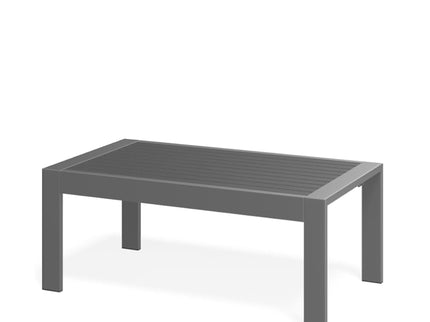 All-Weather Outdoor Coffee Table With Wood-Look Top
