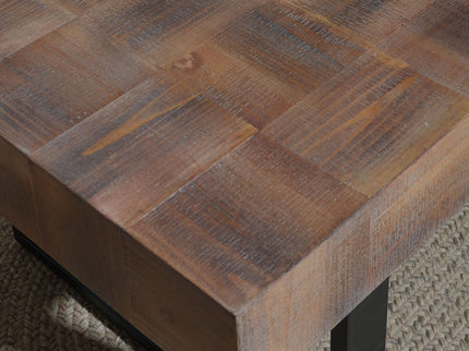 Rectangular Coffee Table With U-Shaped Legs Living Room - Multi