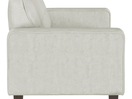 Xana - 2 Piece Upholstered Track Arm Sofa Set - Greige