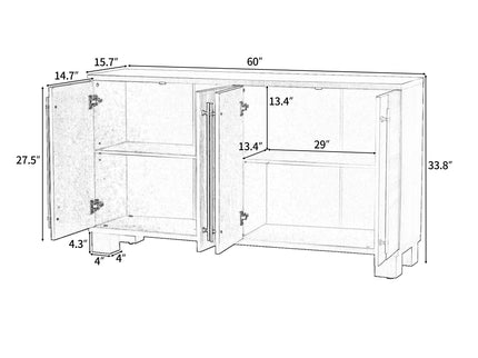 Sideboard With Adjustable Shelves