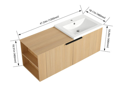 Modern Bathroom Vanity Sink Combo With Spacious Storage