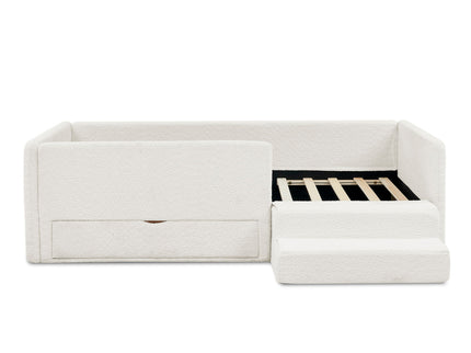 Safe Kids Bed With Guardrails And Storage