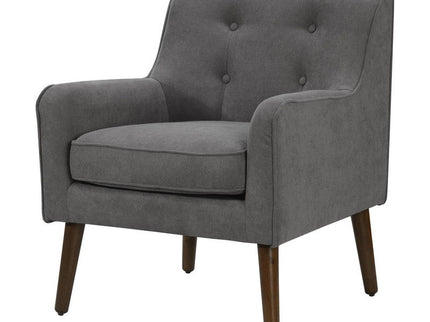Ryder - Mid Century Modern Woven Fabric Tufted Armchair
