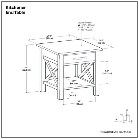 Kitchener - Handcrafted Table