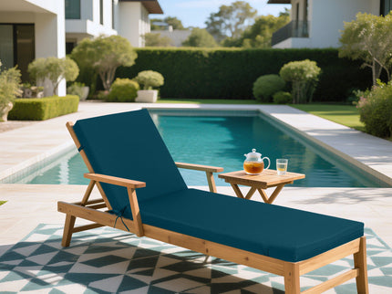 2 Piece Outdoor Chaise Lounge Cushion Set, Replacement Cushions For Patio Furniture