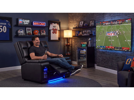 Sinai - Power Recliner With Dual Adjustment - Black