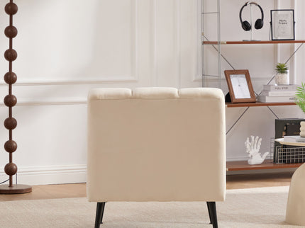 Upholstered Armless Chair For Living Room