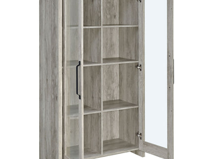 Myerson - 2 Door Tall Cabinet - Gray