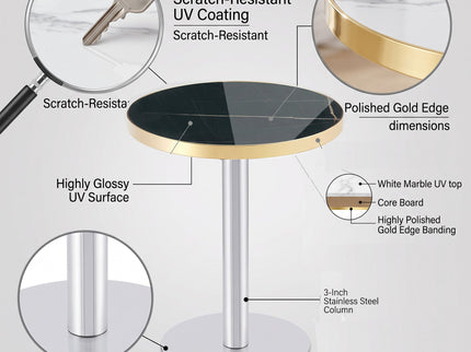 Elegant Modern Round Bistro Table