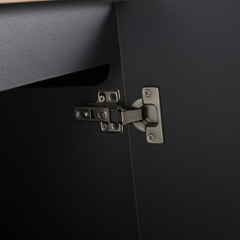 Contemporary Freestanding Bathroom Vanity With Adjustable Shelves