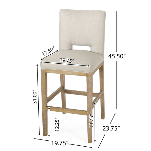 Counter Stools (Set of 2) - Wheat