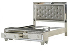 Pearl Silver / Queen / 2 Drawers