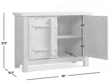 Rowan - 2 Door Accent Cabinet - Natural