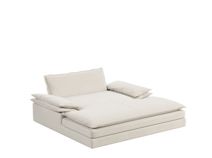 Modern Oversized Double Chaise Lounge Chair
