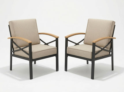 Outdoor Patio Armchair, All Weather (Set of 2)
