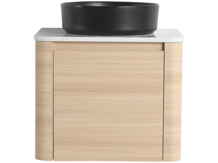 Mounted Bathroom Vanity With Art Sink & 2 Soft Close Doors