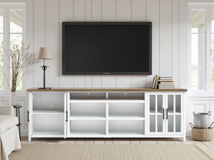 Hampton - TV Stand Console & Cable Management