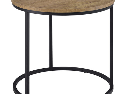 Arrize - Round Side End Table - Mango Color