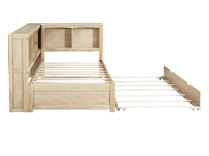 Daybed With Trundle, Storage Cabinets, USB Ports