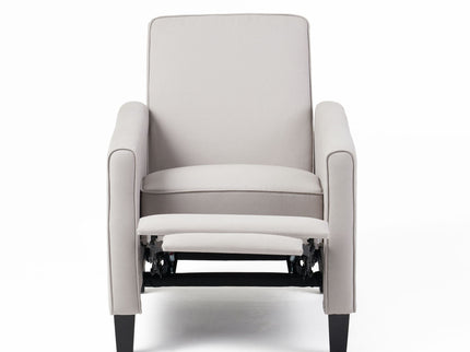 Upholstered Push Back Recliner Chair For Living Room