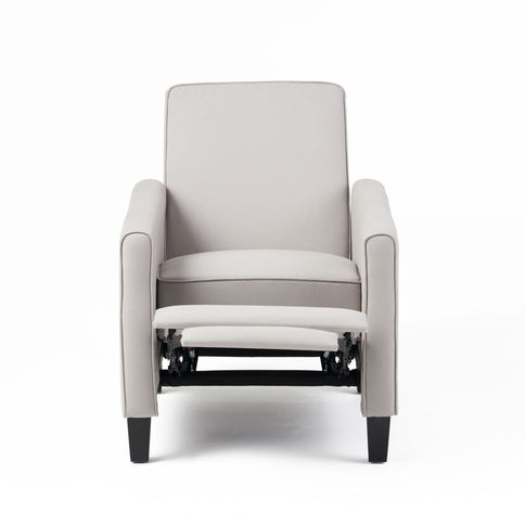 Upholstered Push Back Recliner Chair For Living Room