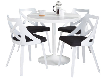 Dakota Charlotte - 5 Piece Contemporary Design, Dining Set