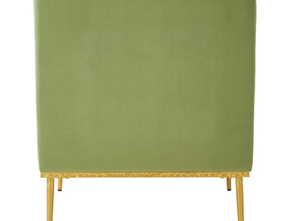Elegant Curved Armrest Accent Armchair