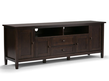 Warm Shaker - TV Media Stand Handcrafted - Tobacco Brown