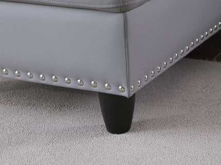 Irine - Sectional Sofa With Ottoman - Gray