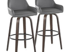 Dark Gray / Faux Leather