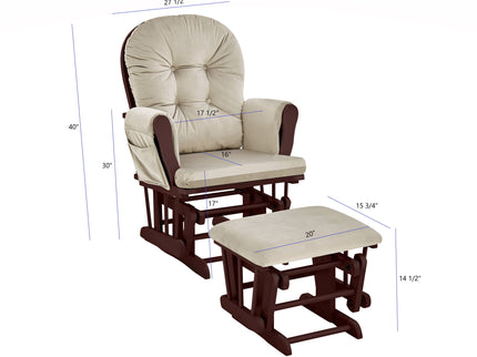 Mason - Comfortable Glider And Ottoman